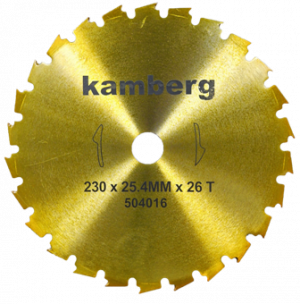 Ніж 26т під напилок 230*1,6мм Kamberg