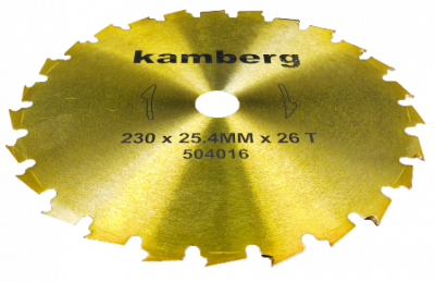 Ніж 26т під напилок 230*1,6мм Kamberg - Зображення 2