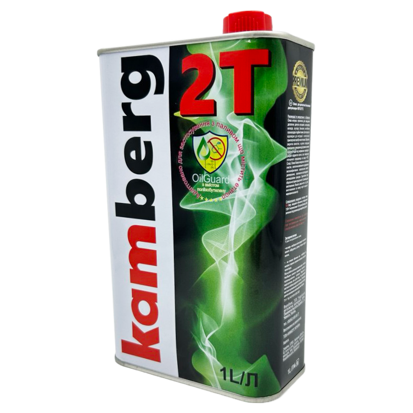Мастило 2Т Kamberg напівсинтетика ЗЕЛЕНЕ 1Л(ж.б)-12шт.ящ