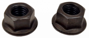 Гайка шини чорна (калена)