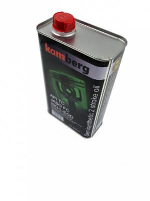 Мастило 2Т Kamberg напівсинтетика ЗЕЛЕНЕ 1Л(ж.б)-12шт.ящ - Зображення 3