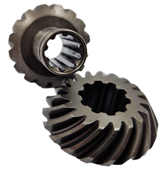 Редукторна пара 9 шліців коса