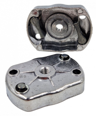 Плата собачок квадрат (2 соб.) КОСА BP-08