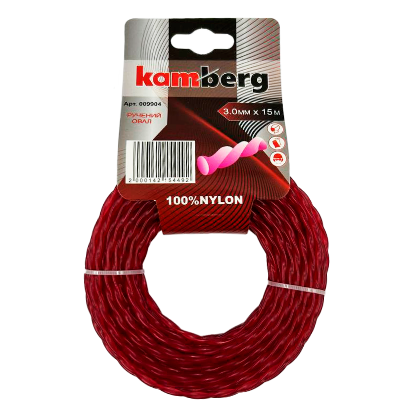 Струна (KAMBERG) кручений овал 3,0мм*15м